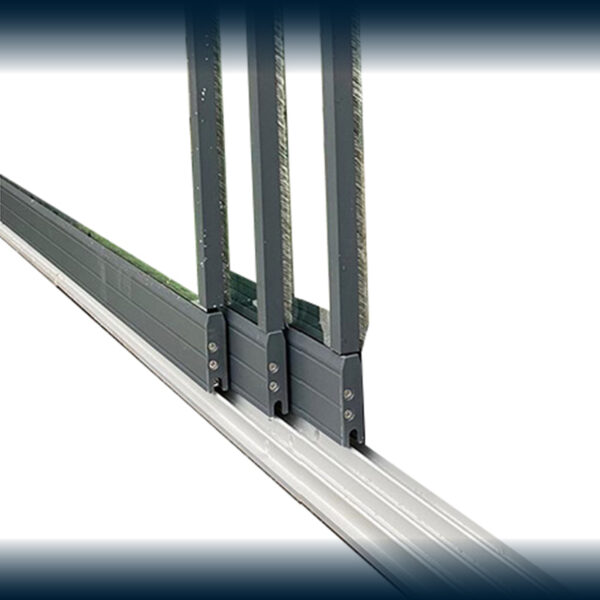 3-teilige Glasschiebetür (Klarglas) – Bild 2