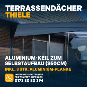 Aluminium-Keil 350 cm – Selbstbausatz